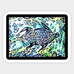 Sea Life Turtle Sticker